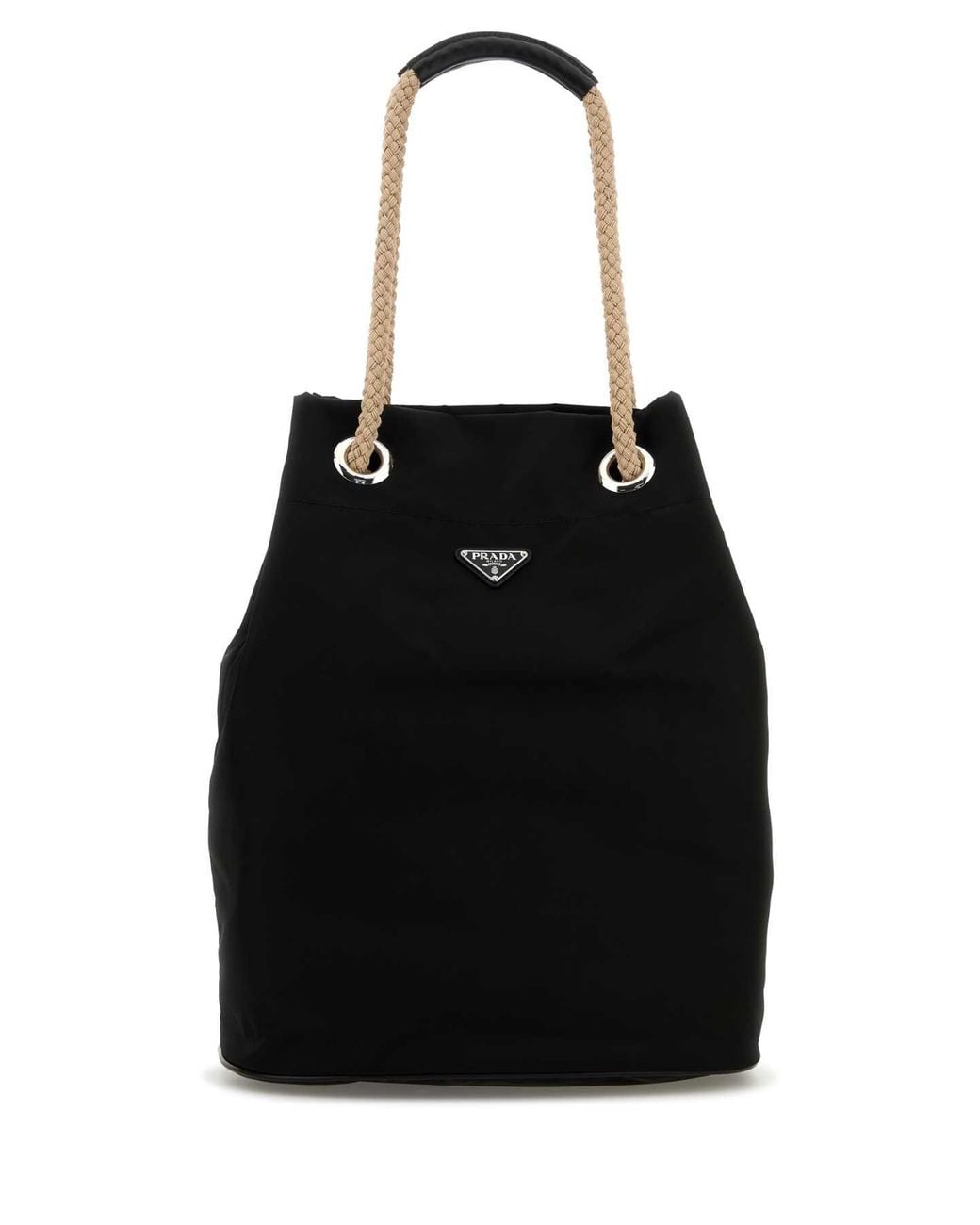Prada Black Re-Nylon Shopping Bag for men