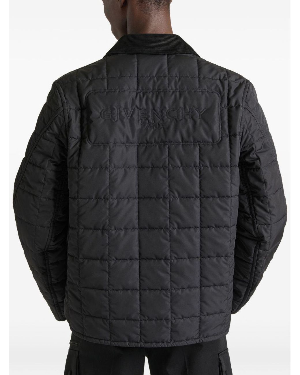 Givenchy Black Quilted Jacket for men