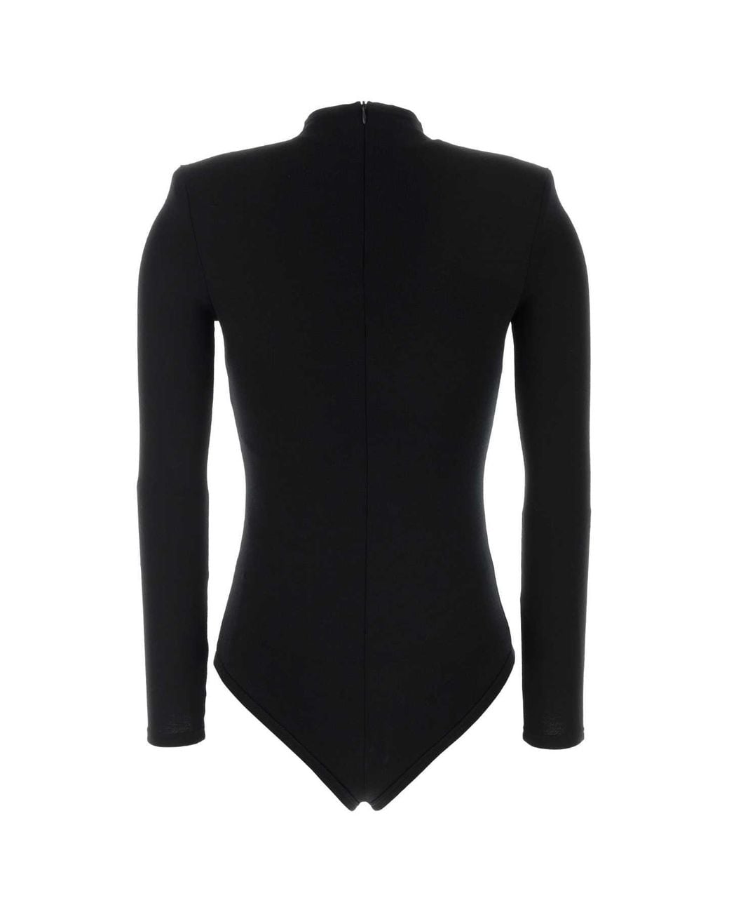 Jil Sander Black Wool Bodysuit