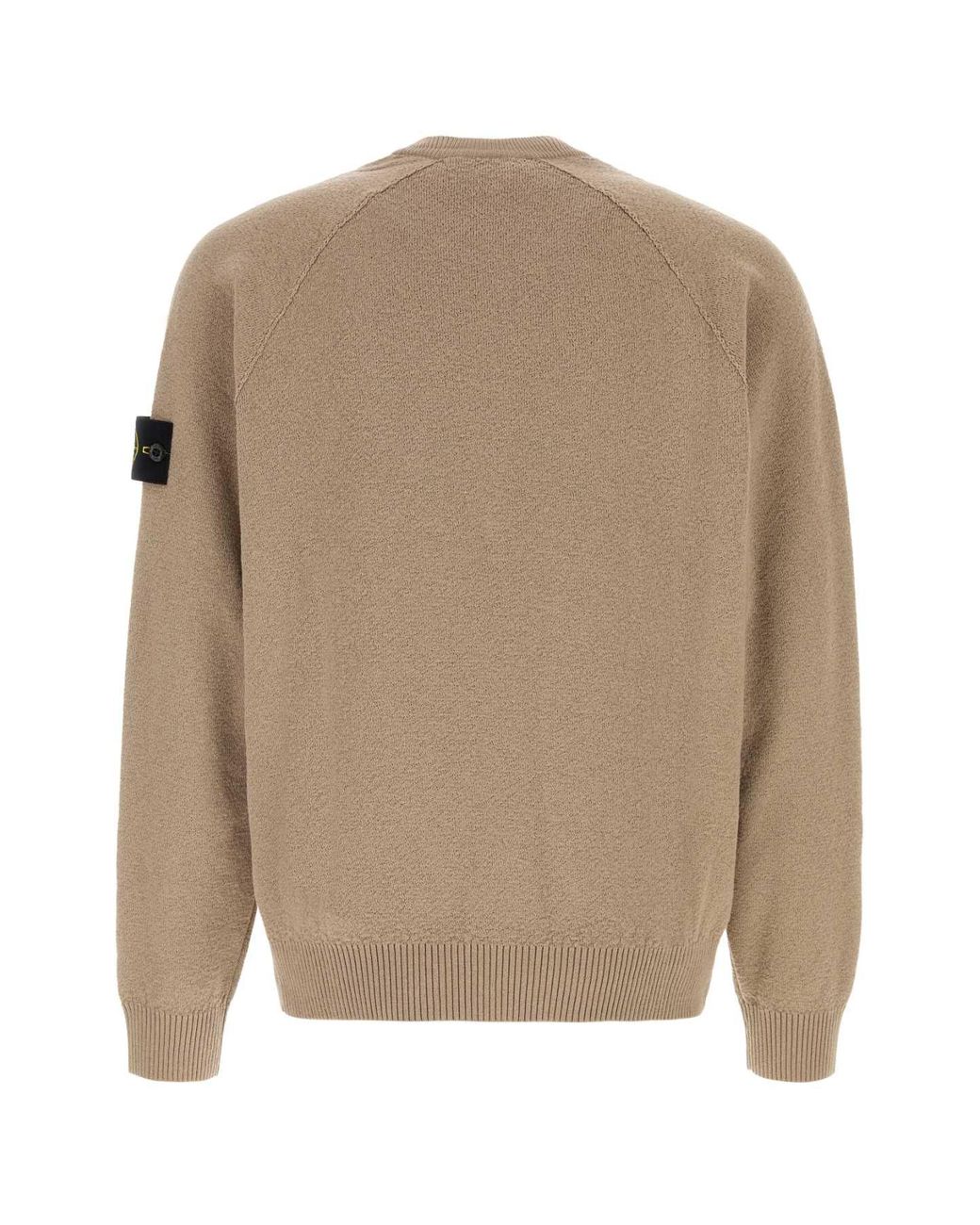Stone Island Natural Crew Neck Sweaters for men