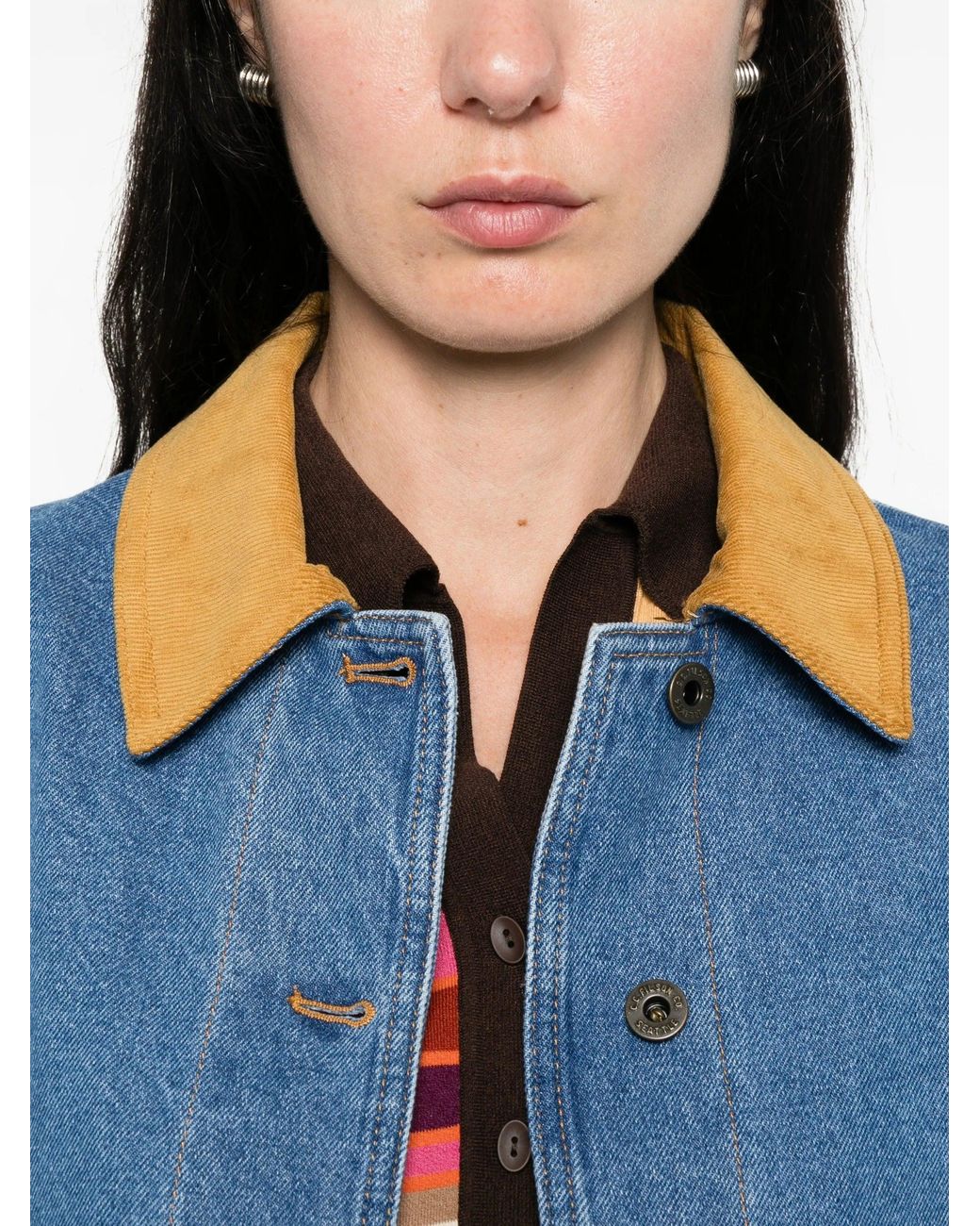 Filson Blue W's 11 Oz. Denim Barn Coat
