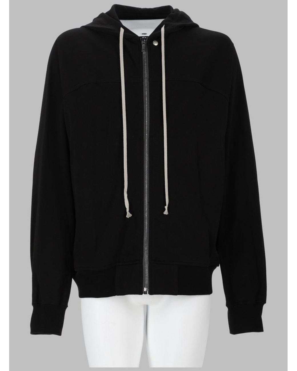 Rick Owens Black Felpa "Windbreaker"