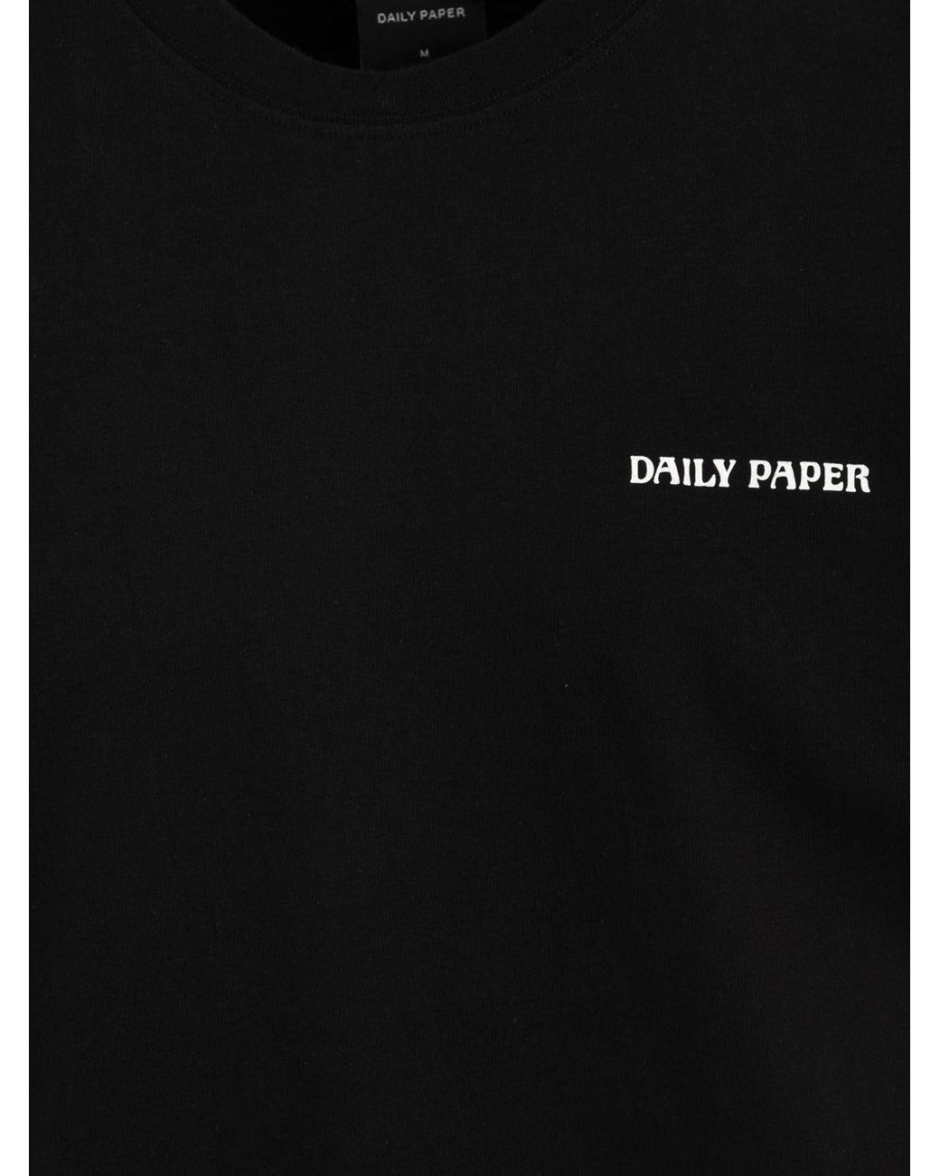 Daily Paper Black T Shirts And Polos