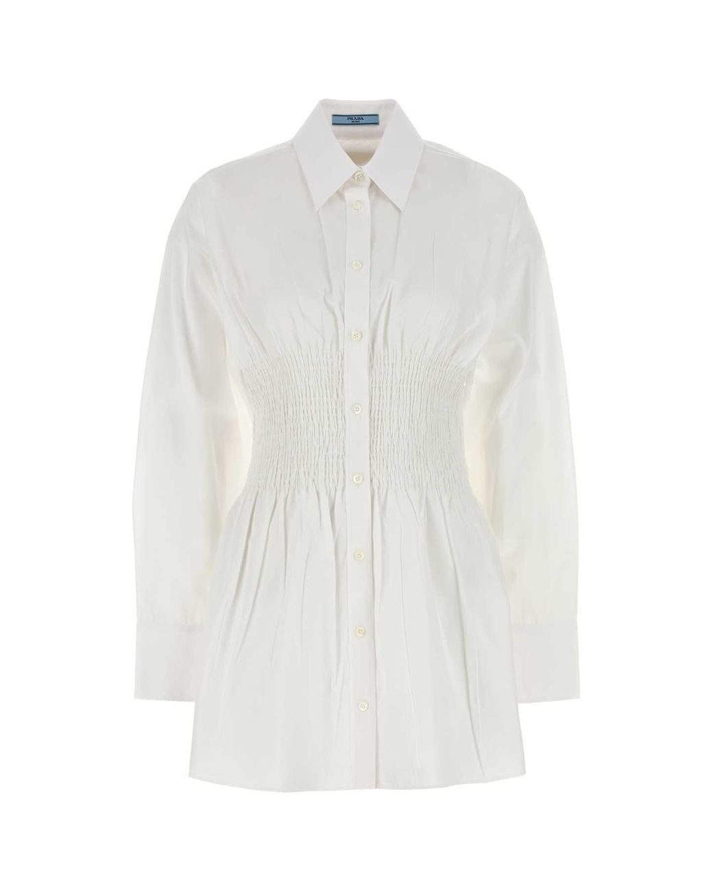 Prada White Poplin Shirt