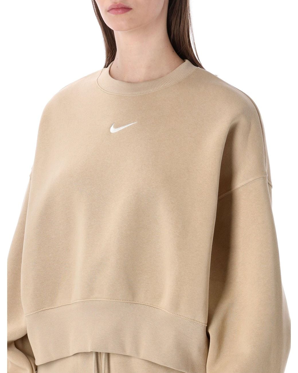 Nike Natural Phoenix Fleece Oversized Sweatshirt