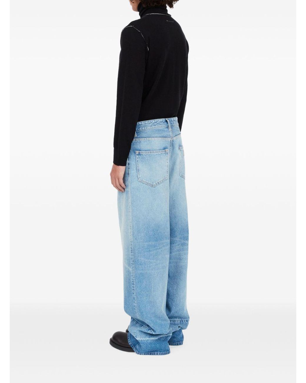 MM6 by Maison Margiela Blue Denim Cotton Jeans