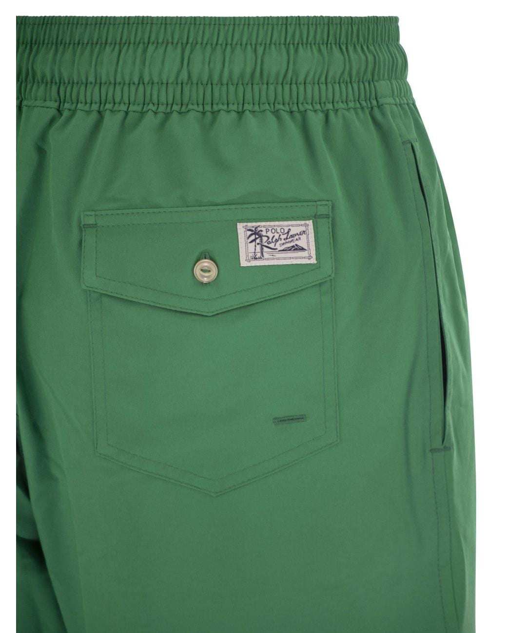 Polo Ralph Lauren Green Traveler Classic 14.6 Cm Beach Boxers for men