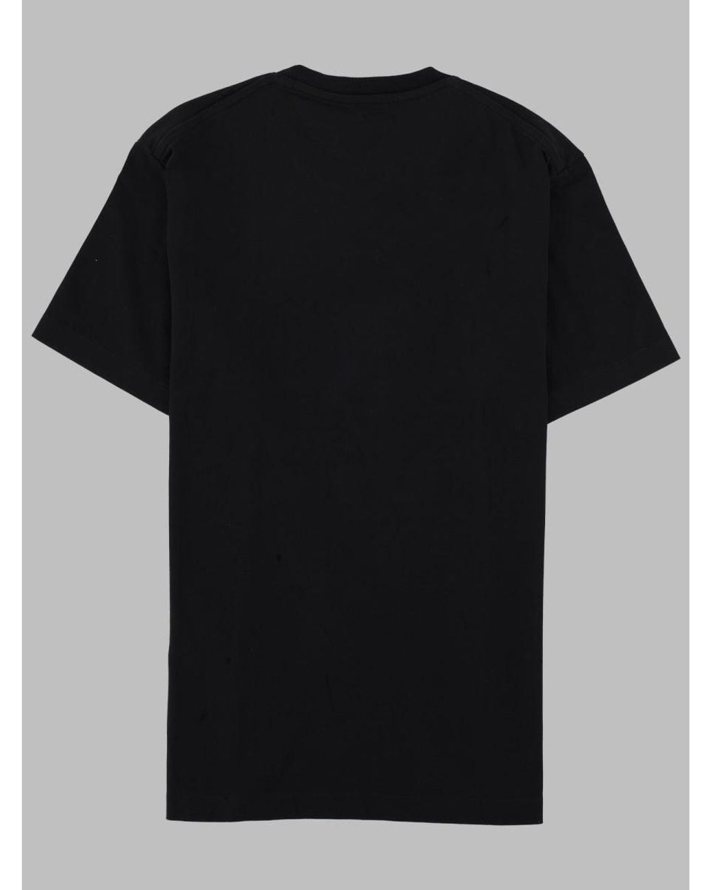 DSquared² Black T Shirt Con Stampa E Logo