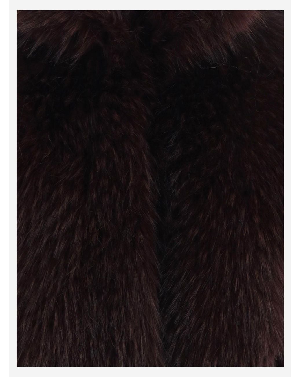 Pinko Black Cropped Faux Fur Jacket With High Collar