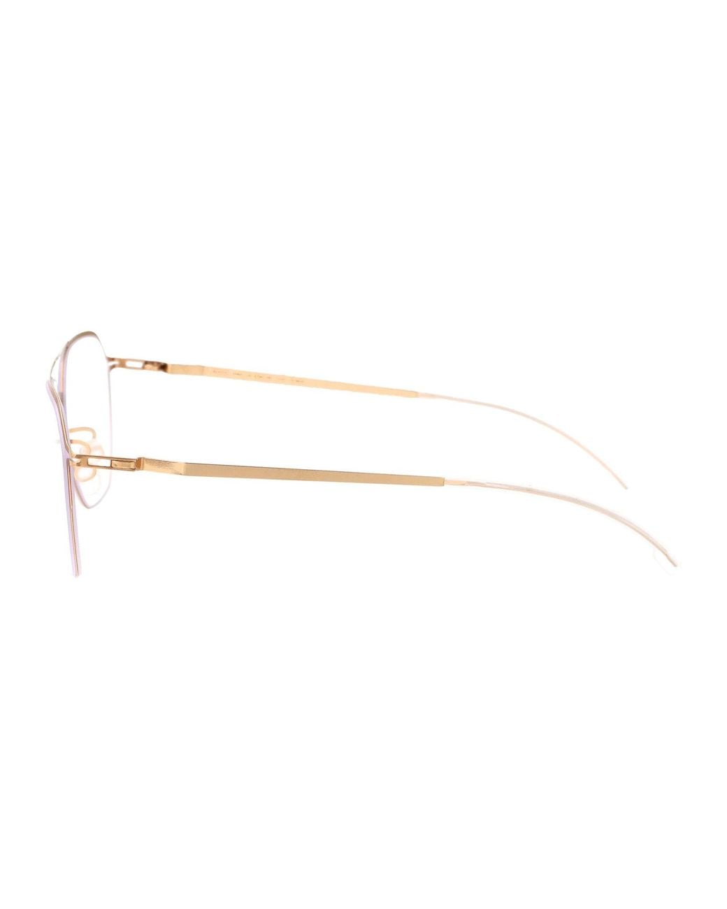 Mykita Metallic Aviator Optical Imba Champagne