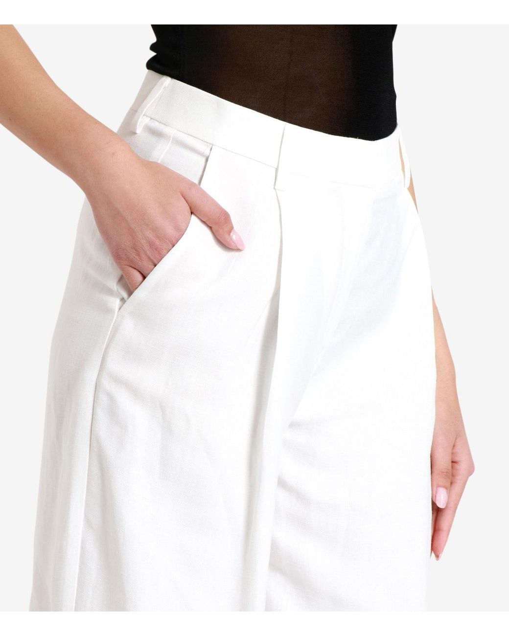 Grifoni Broek Wit in het White