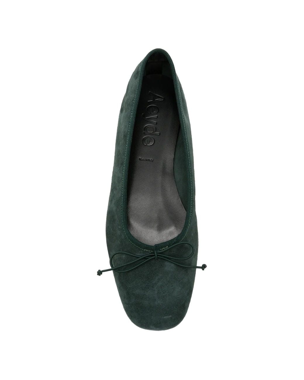 Aeyde Green Tiby Kid Suede Leather Moss