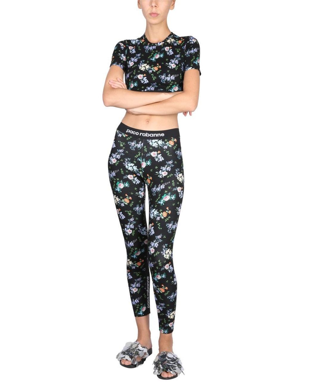Rabanne Black Top Cropped