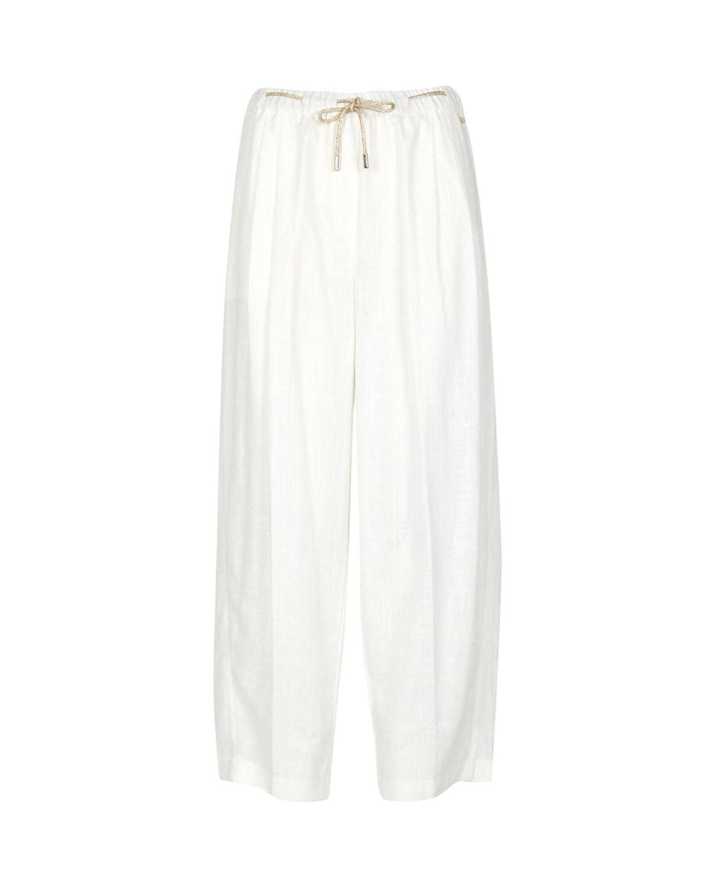 Pantalón Blanco Herno de color White