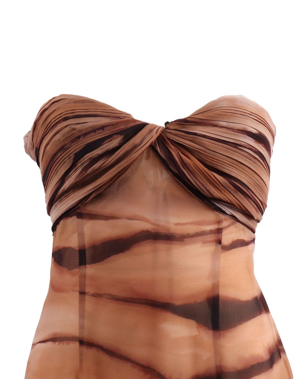 Elisabetta Franchi Brown Gowns