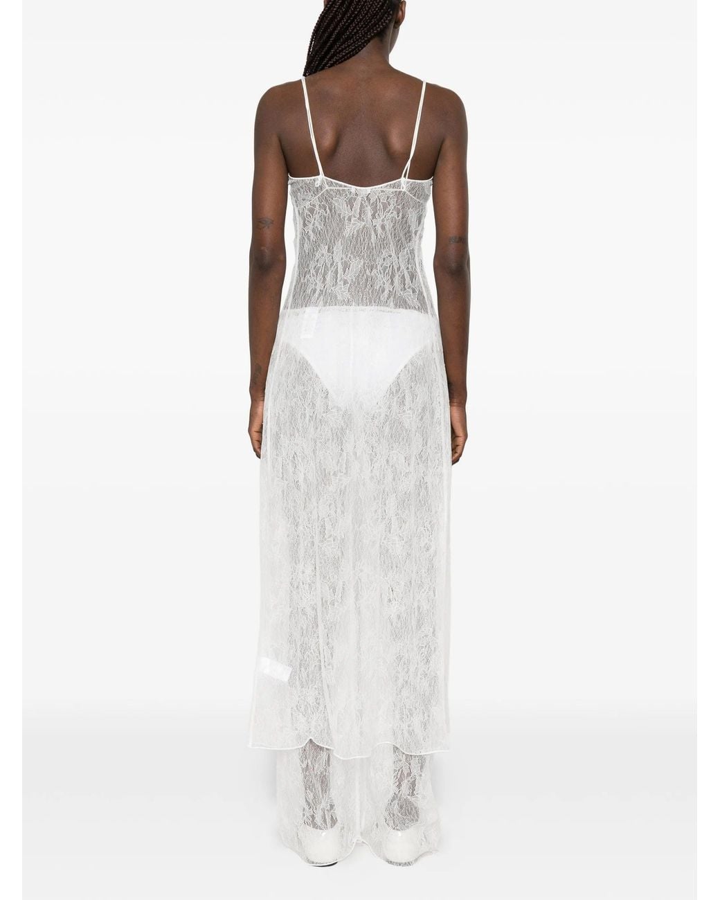 Oseree Bruidskant O Gem Kaftan in het White