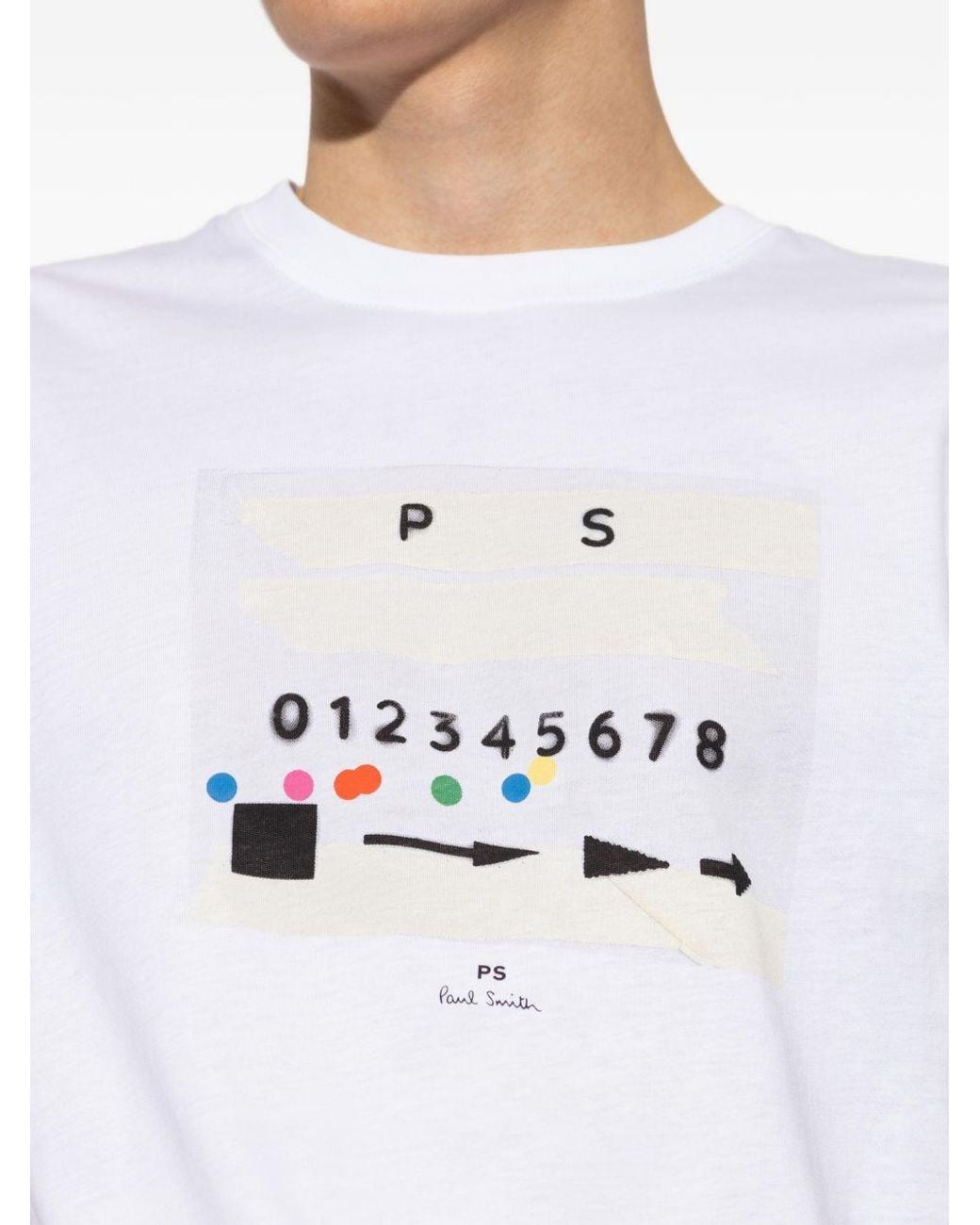 Paul Smith White Ps12345 Cotton T Shirt