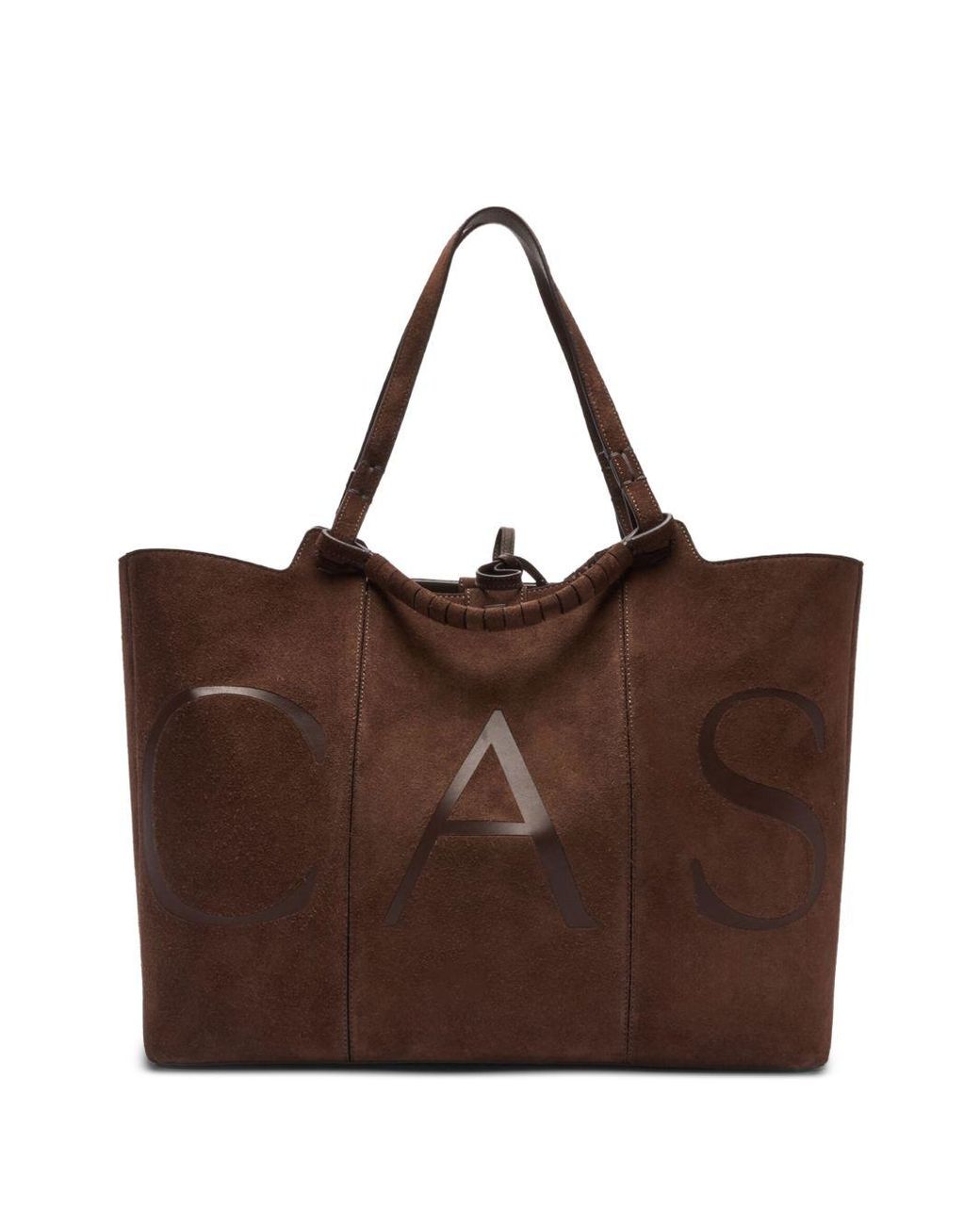 Casadei Brown Leather Tote Bag