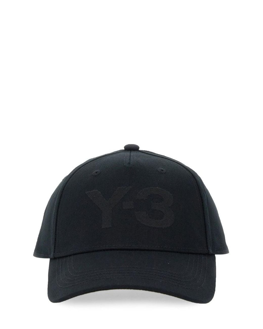 Y-3 Black 3 Hat With Logo