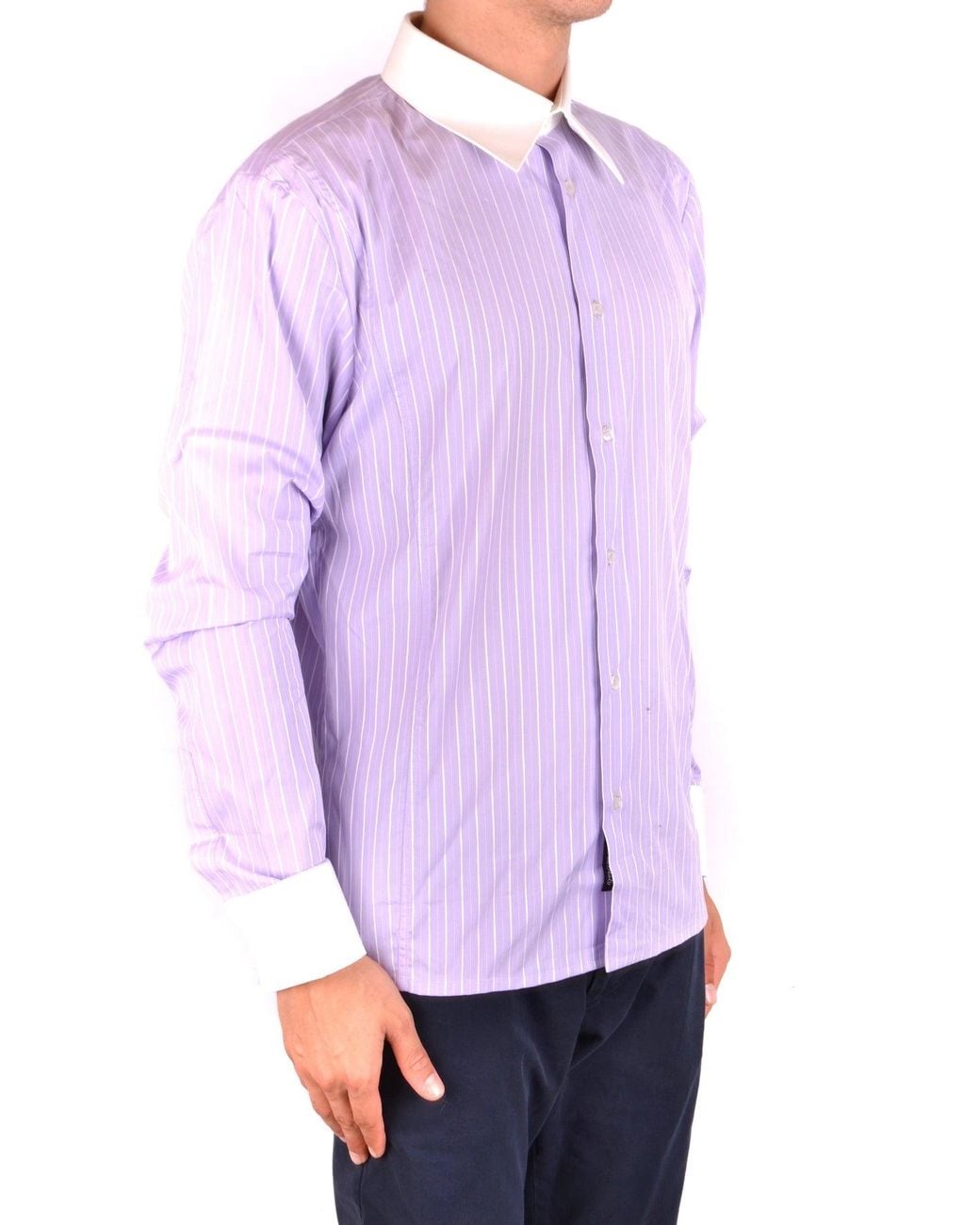 Bikkembergs Purple Shirts for men
