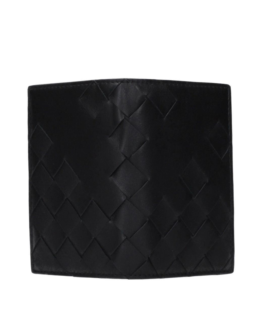 Bottega Veneta Black Leather Document Holder