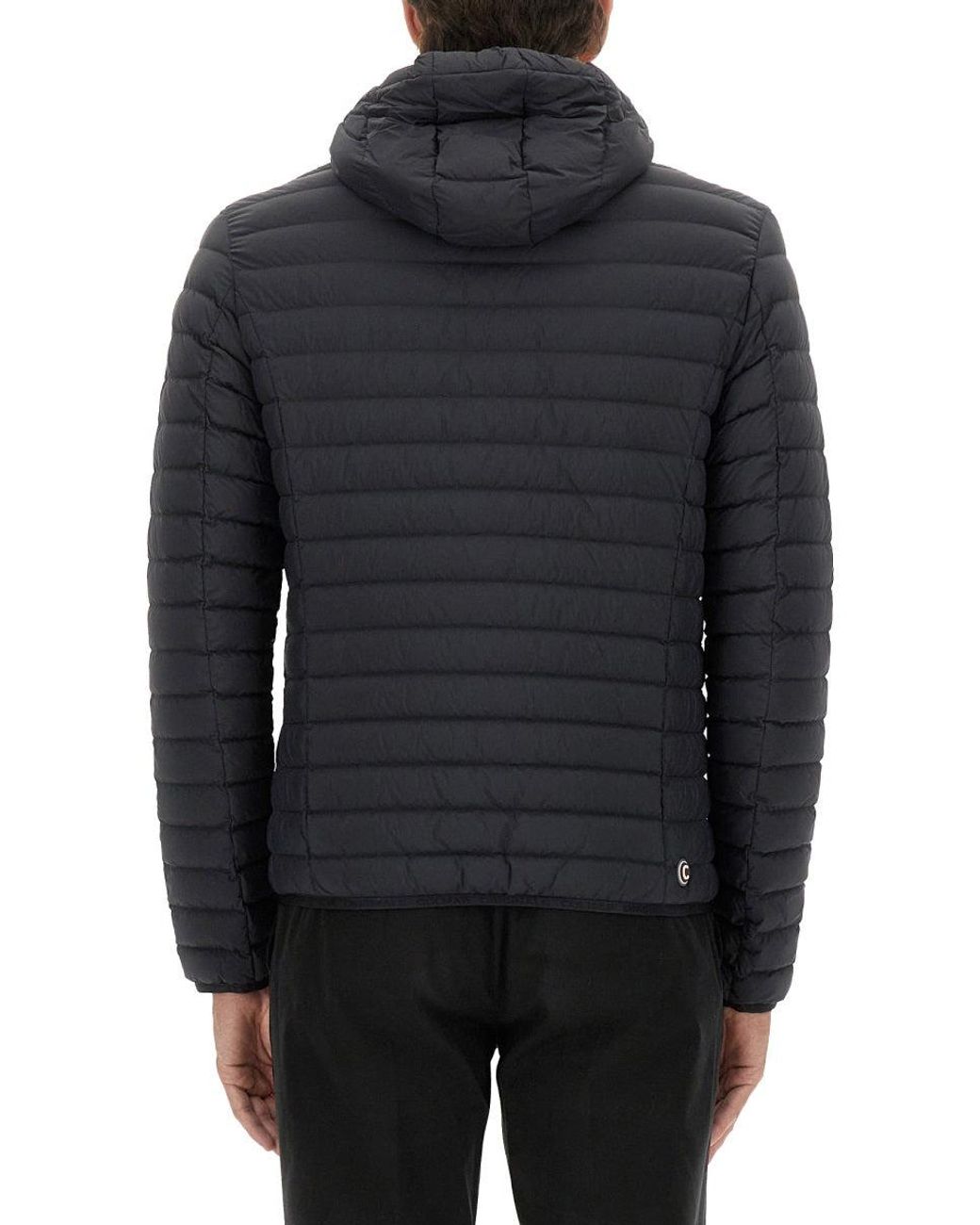 Colmar Gray Lightweight Down Jacket With Hood