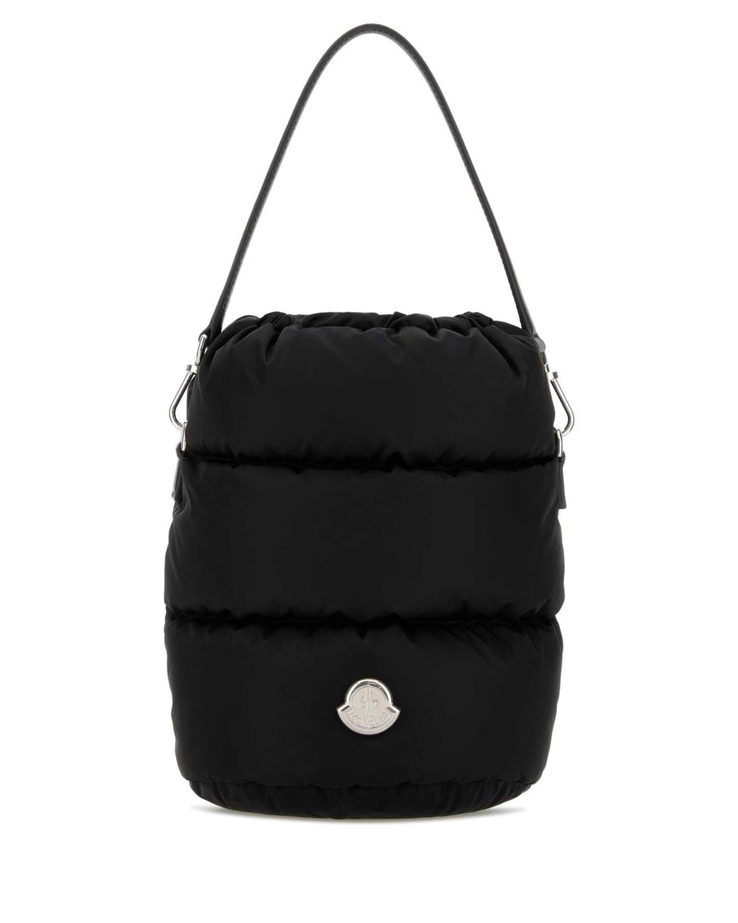 Moncler Black Canvas Caradoc Bucket Bag