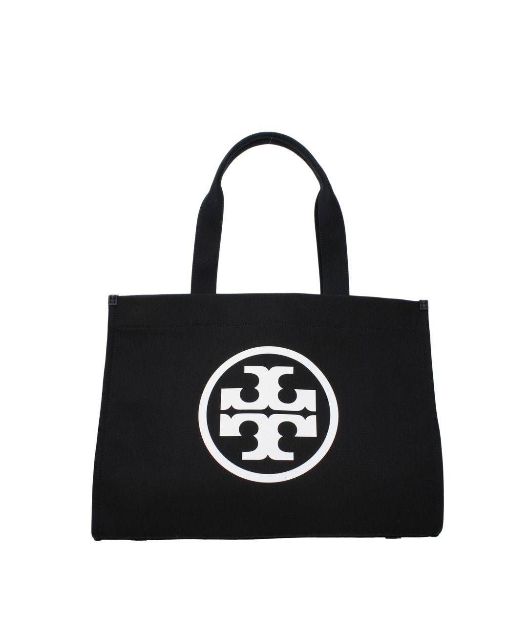 Tory Burch Black Ella Fabric Shoulder Bag