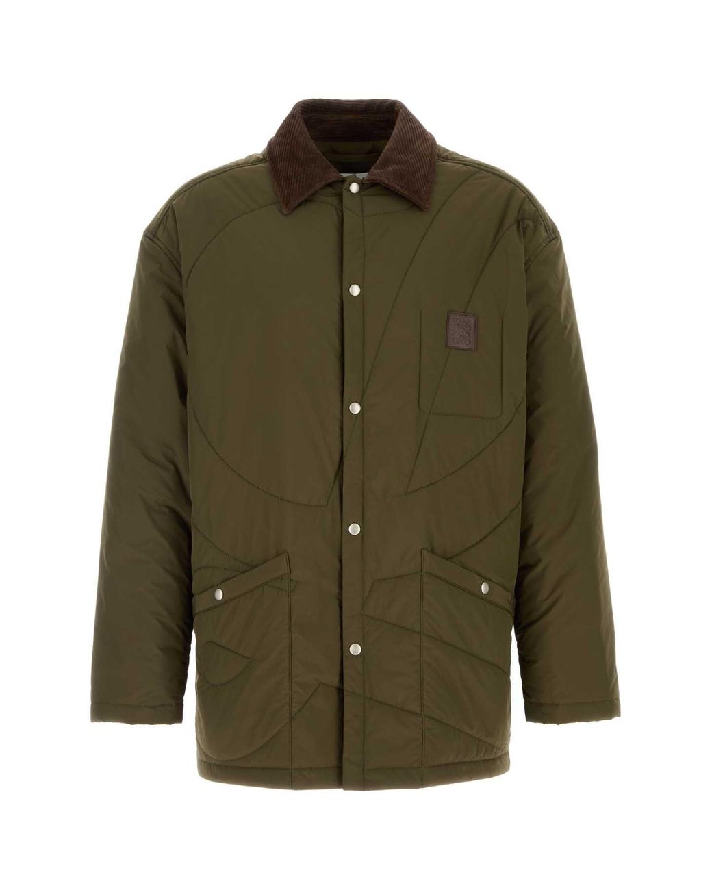 Loewe Green Army Polyester Jacket for men