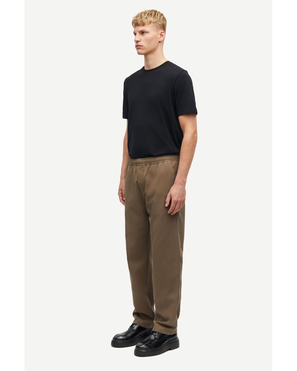Samsøe & Samsøe Broek Brown in het Gray voor heren