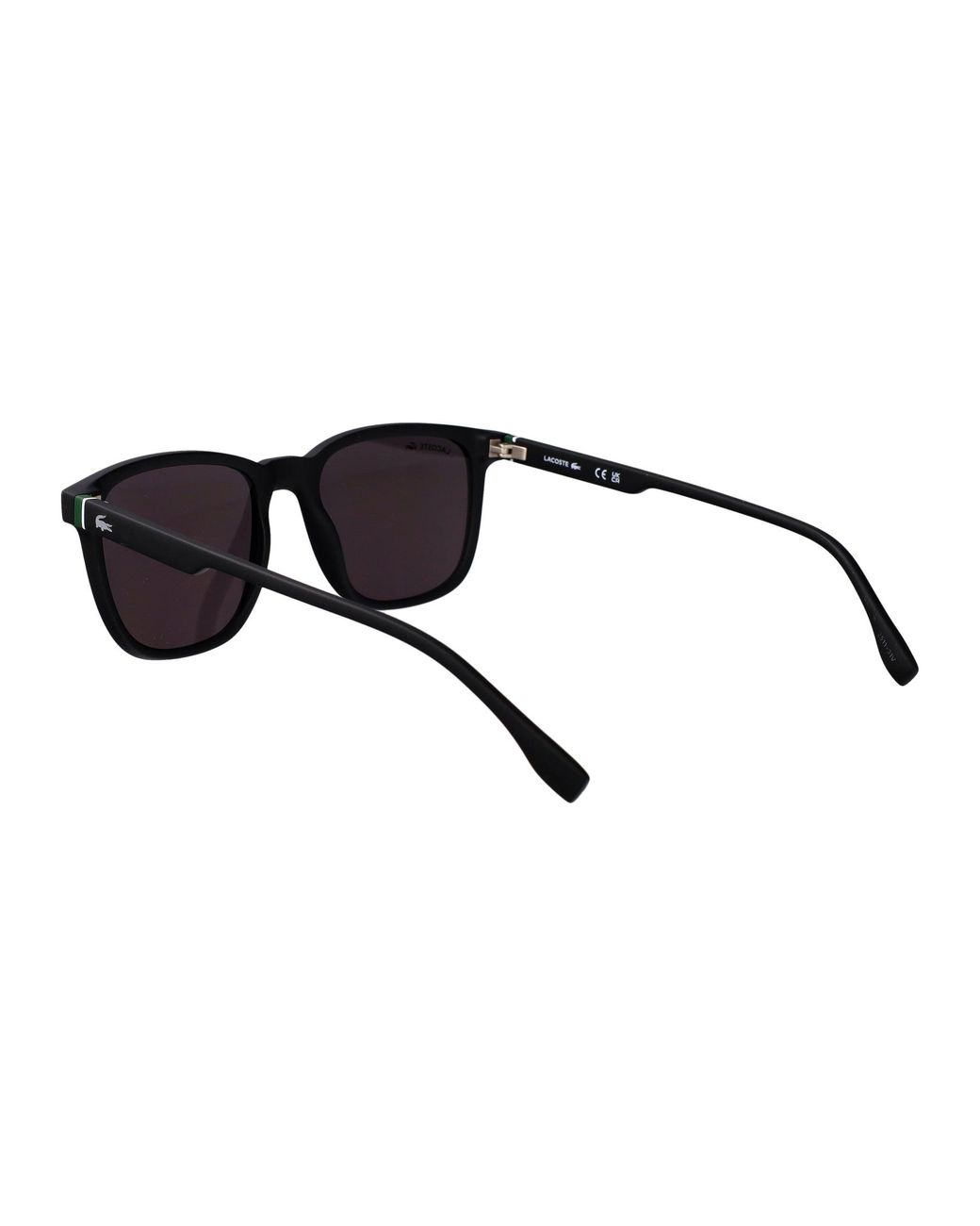 Lacoste Black Rectangular Sunglasses L6029 Sn 2