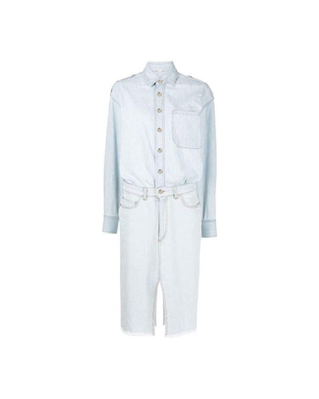 Stella McCartney Blue Shirt Dress