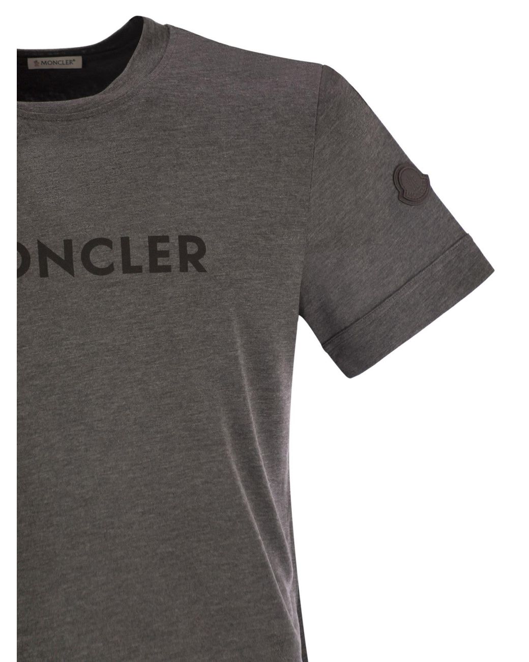 Moncler Gray Logo T Shirt