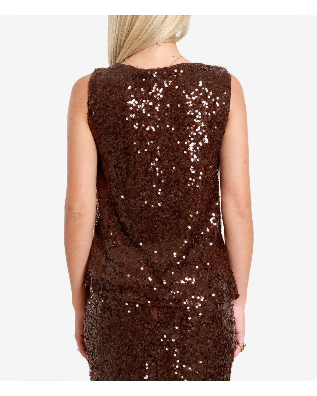 Top negro Penny Pennyblack de color Brown