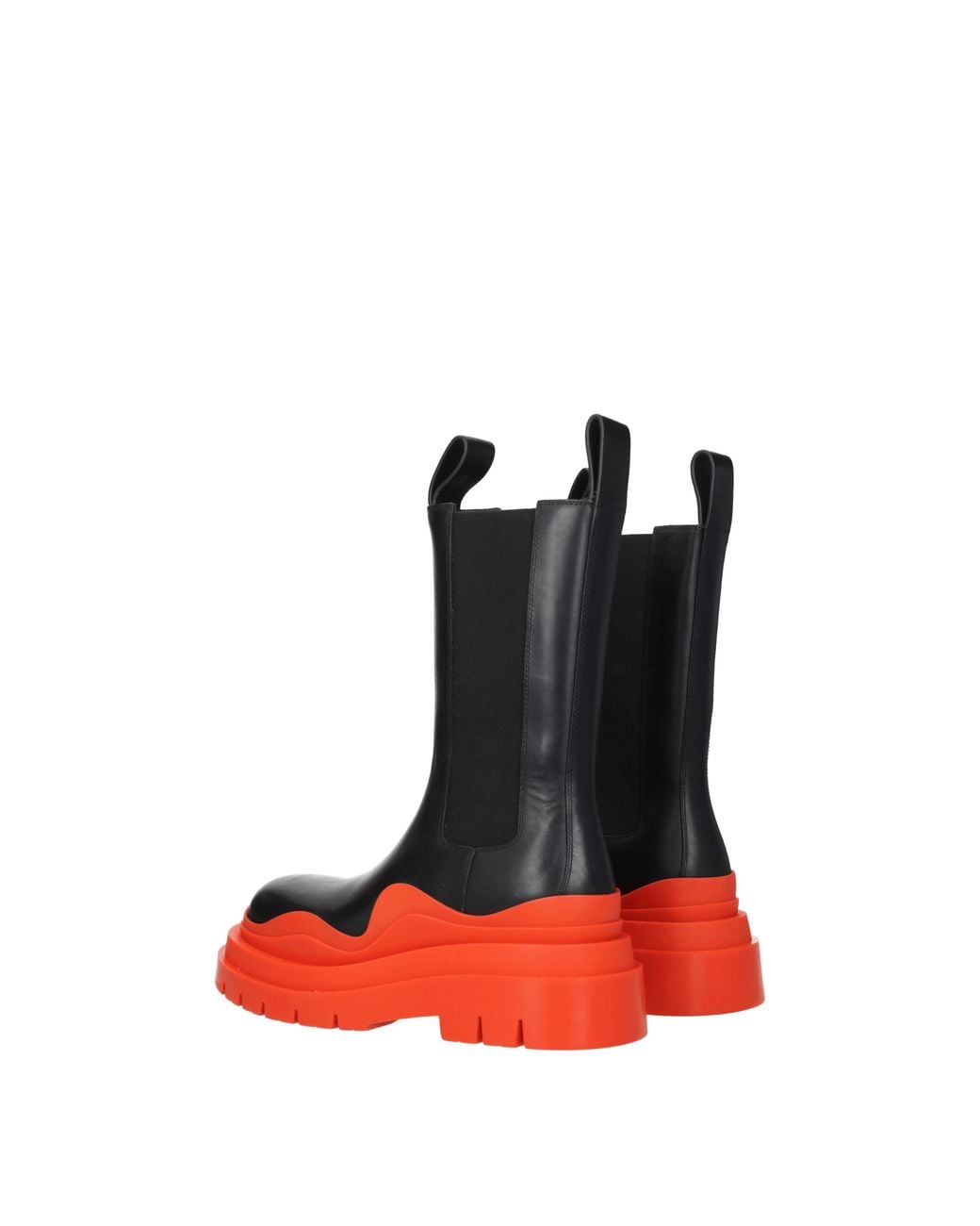 Bottega Veneta Red Stivaletti Donna Pelle Nero/Sunburst for men