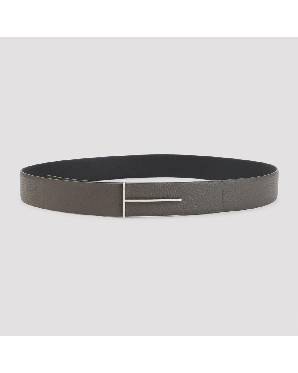 Tom Ford Black And Calf Leather Belt