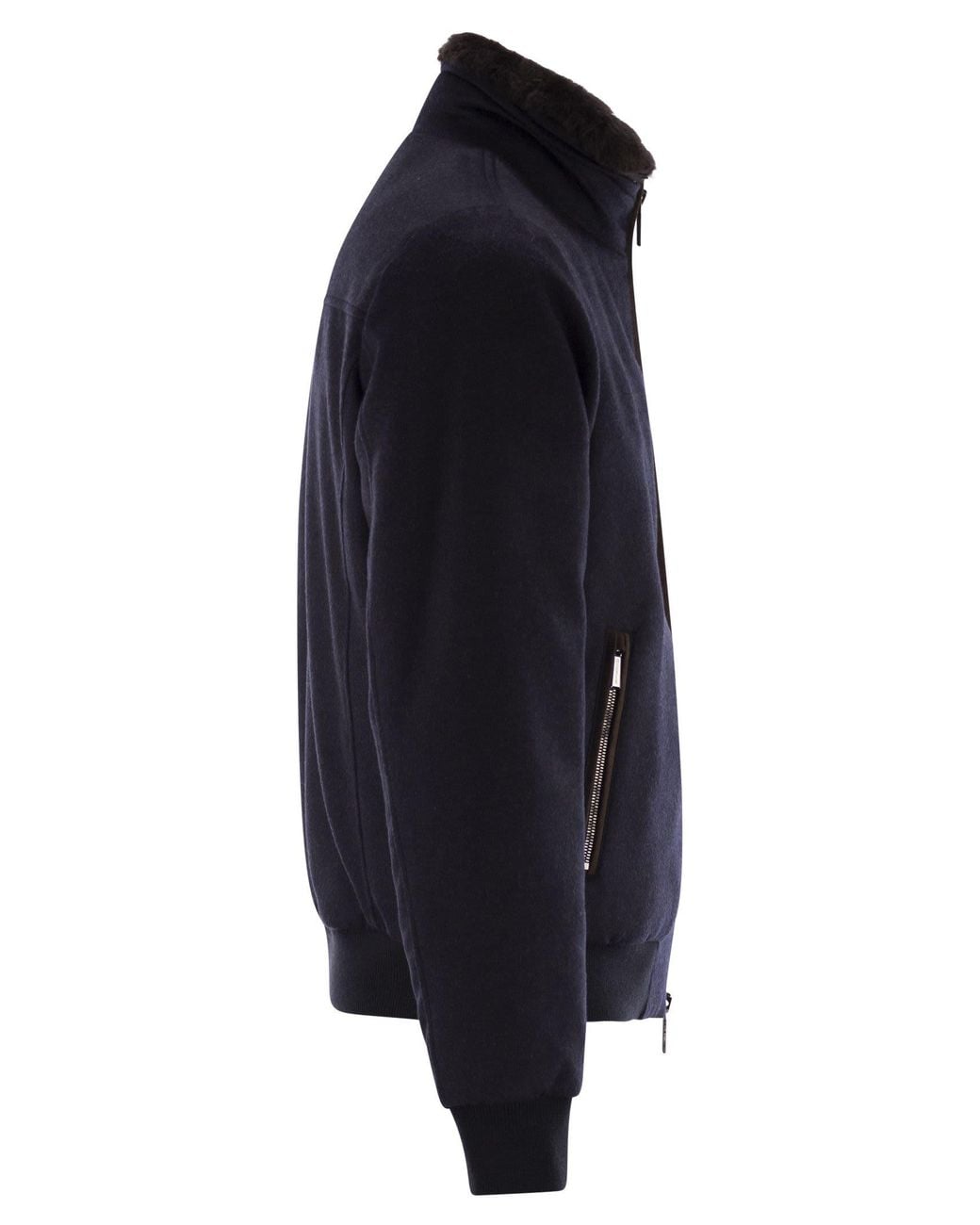 Moorer Blue Bellati Ls9 Padded Bomber Jacket for men