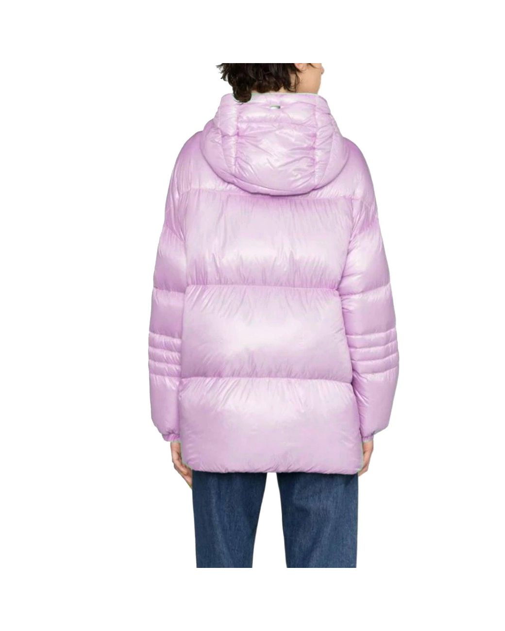 Herno Purple Quilted Padded Jacket