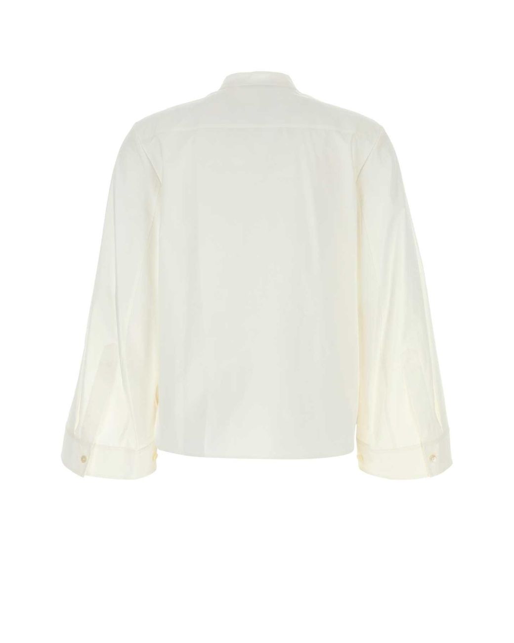 Tory Burch White Stretch Poplin Shirt