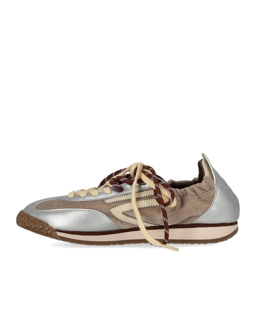 PURAAI Brown 6.02 Panther Velvet Radio Sneaker