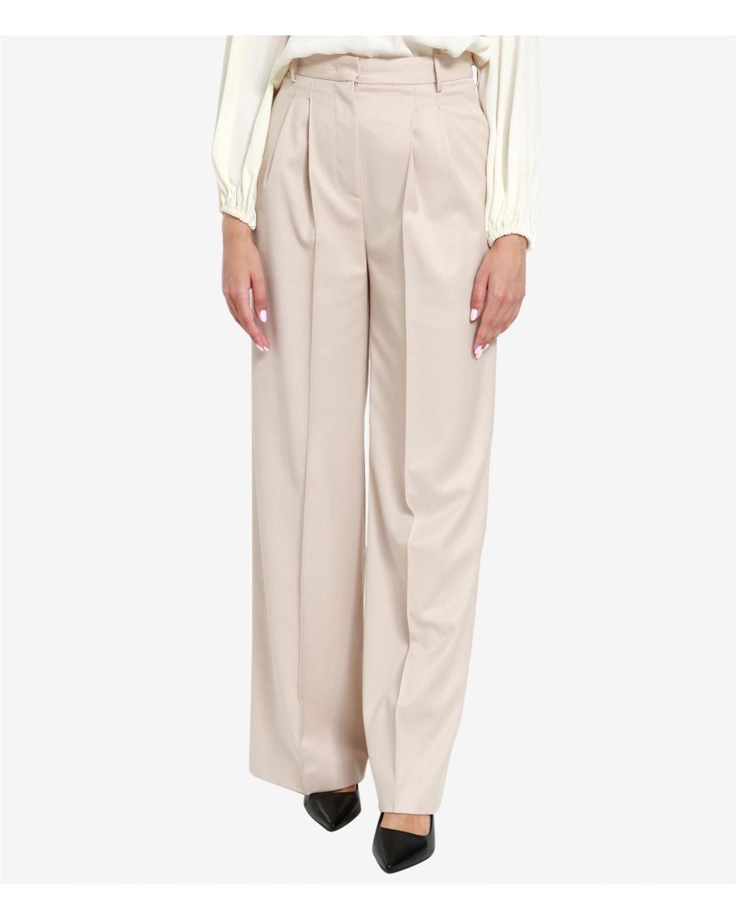 SIMONA CORSELLINI Natural Trousers