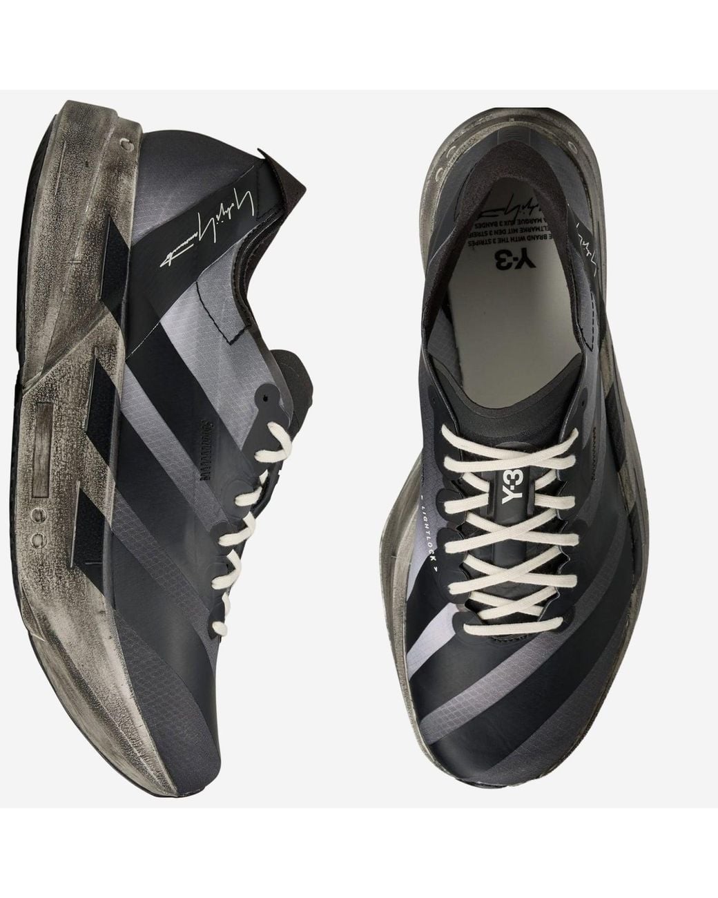 Y-3 Black Mini Printo 4 Sneaker
