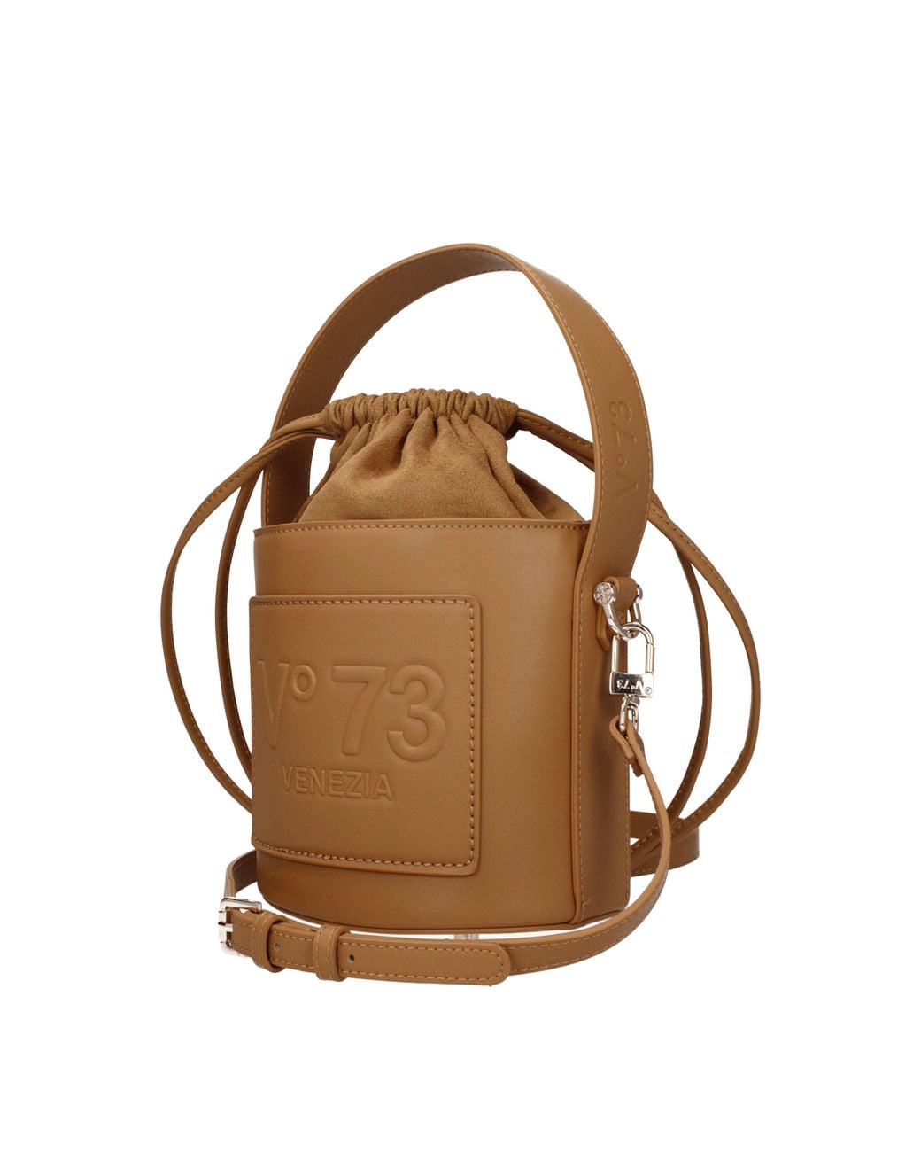 V73 Brown Handbags Beatrix Eco Leather/Leather