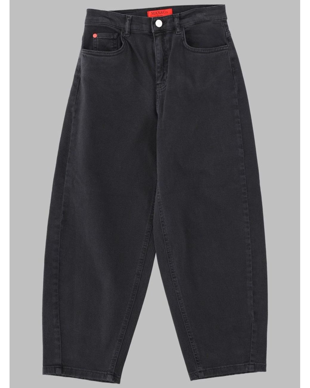 MAX&Co. Blue Kids Cotton & Elastane Trousers