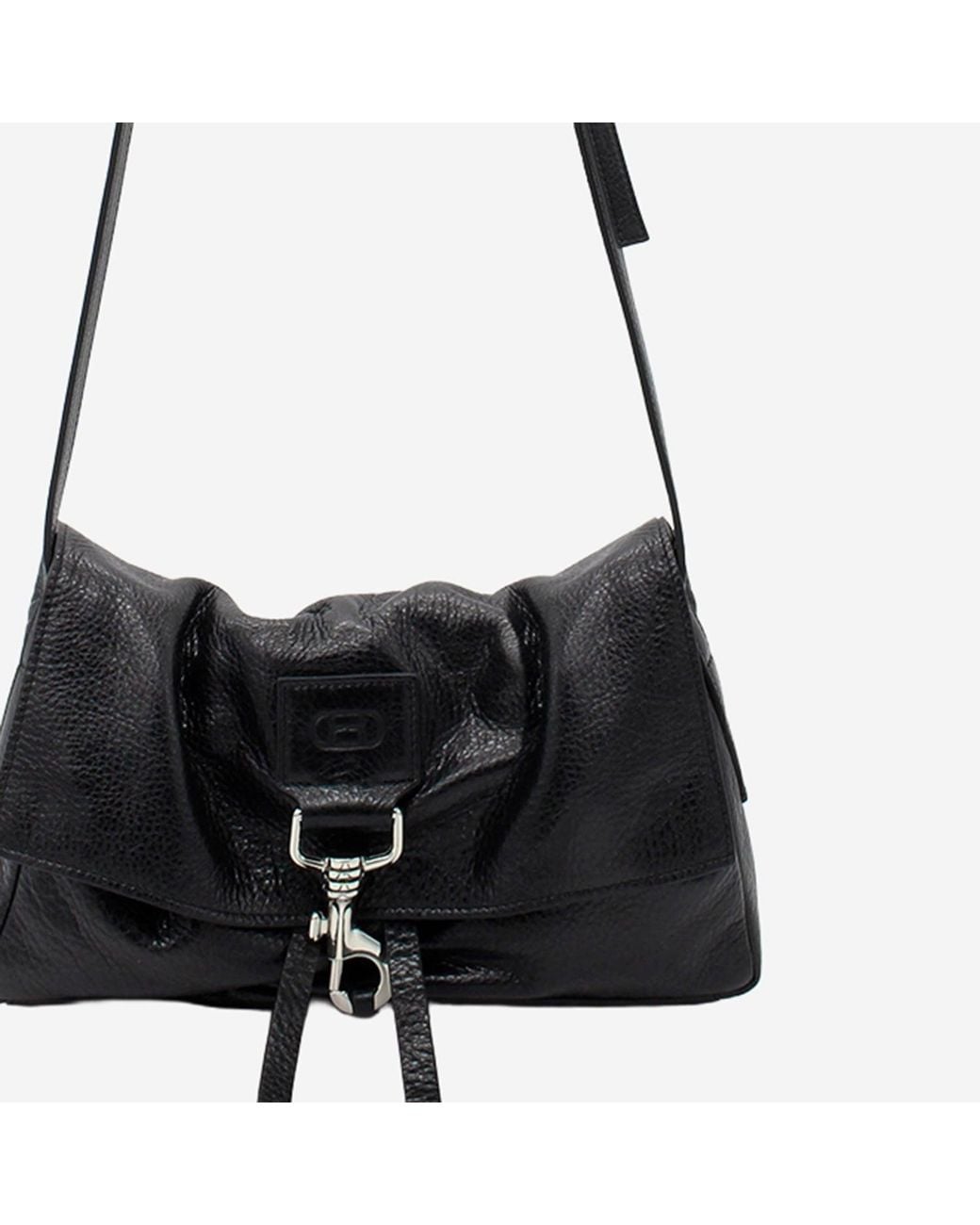 RADICA STUDIO Black Hammered Nappa Leather Bag