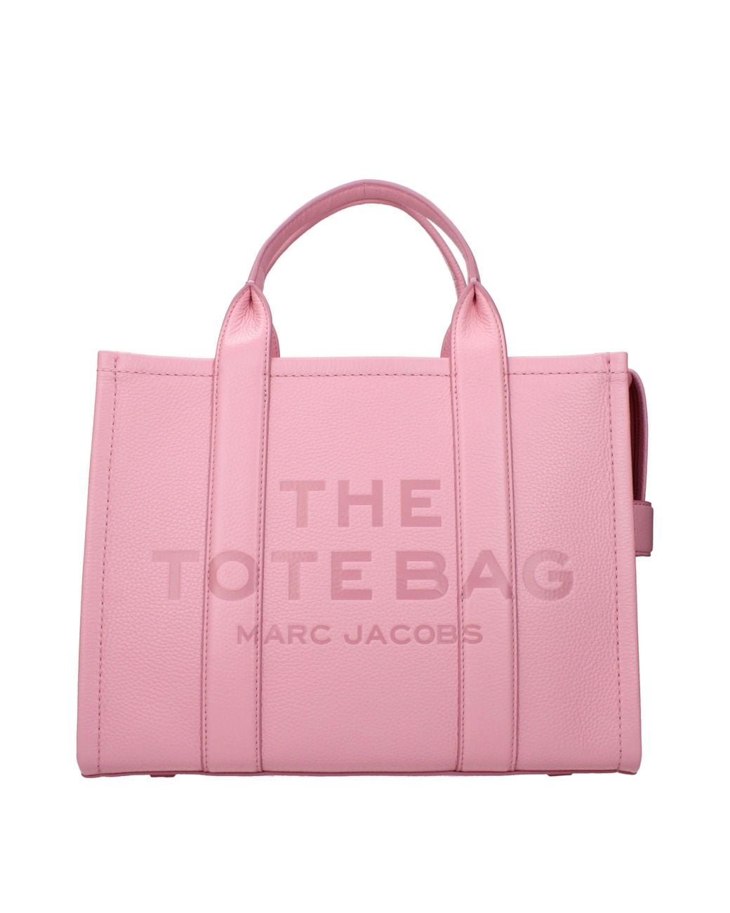 Marc Jacobs Pink Handbags The Tote Leather And Ribbon