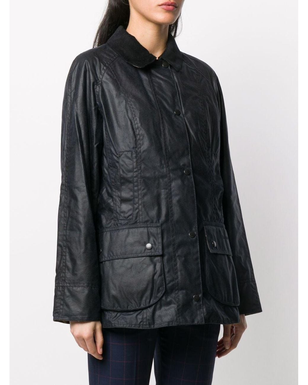 Barbour Black Beadnell Wax Jacket