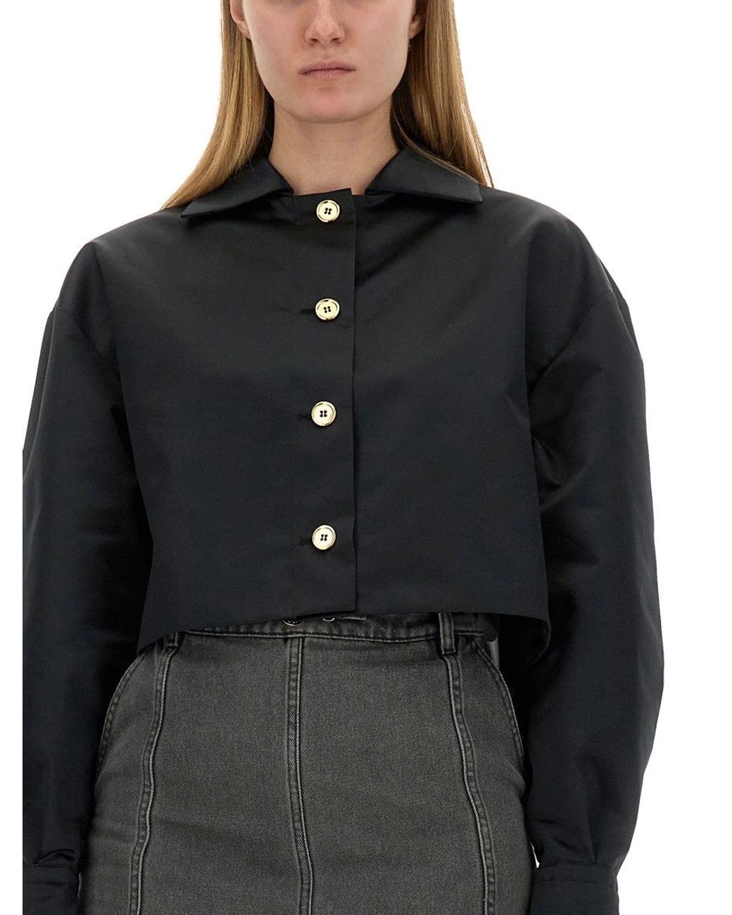 Patou Black Cropped Jacket