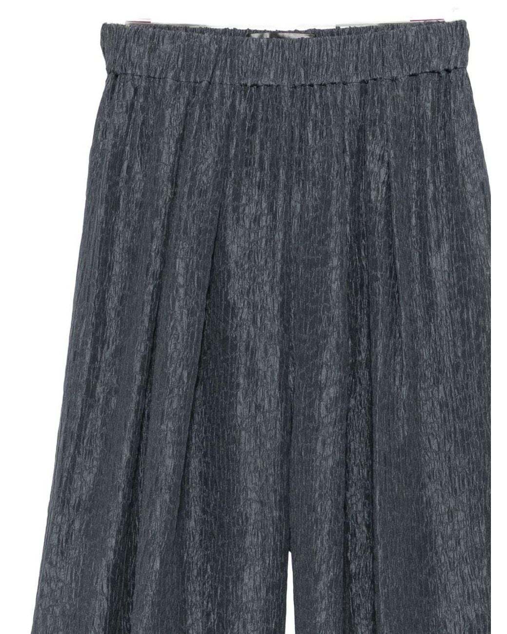 Cortana Blue Anhelo Wool Trousers