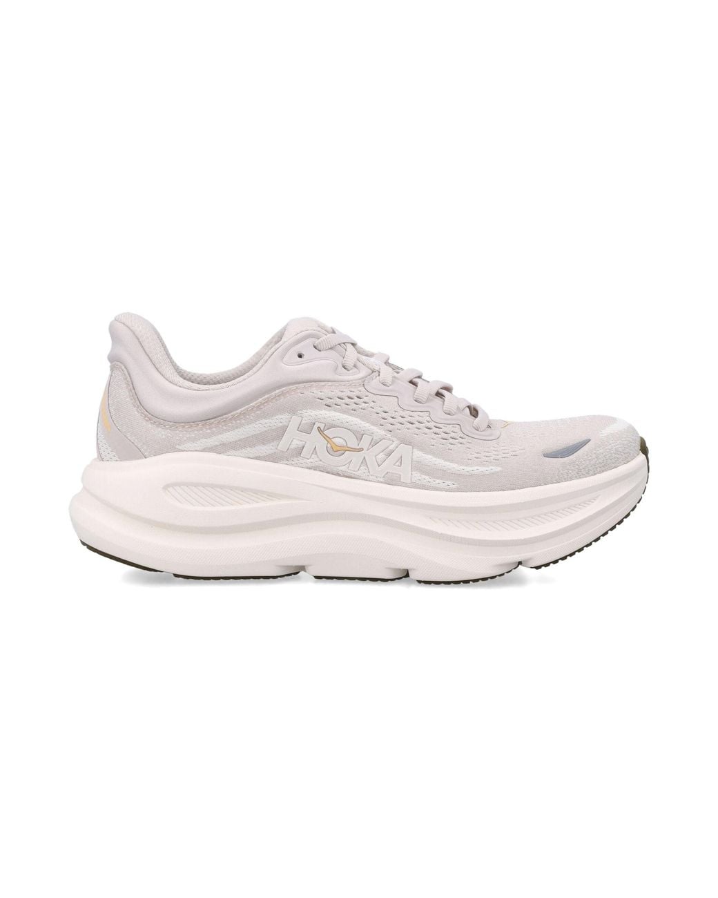 Hoka One One Pink Bondi 9 Road-Running & Everyday Cushioning Sneaker